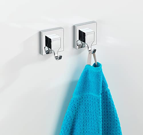 Wenko Vacuum-Loc Wandhaken Quadro 2er Set Handtuchhaken