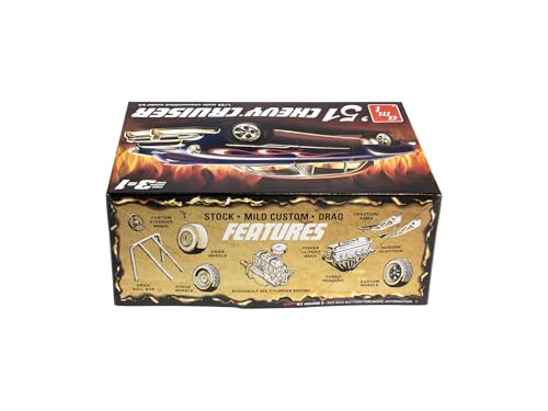 AMT 1951 Chevy Custom Cruiser Modelo a Escala 1:25 miniatura 3