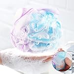 Chuya Bath Sponges Loofahs 70 Grams Large Size,4 Pack Shower Sponge Exfoliating Cleaning Bath Loofa Body Scrubber Balls for Women Men Children Washing - Image 5