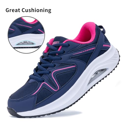 Women's Walking Shoes with Arch Support Orthotic Sneakers for Plantar Fasciitis Tennis Running Shoes3