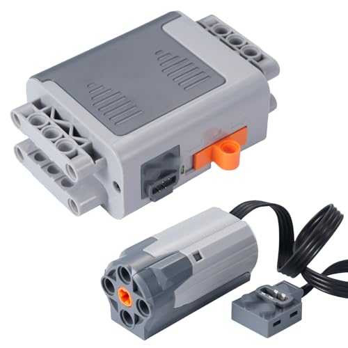 Power Functions Set APKLVSR Motoren-Set mit M-Motor und Batteriebox Kompatibel mit gängigen Marken Power Functions MOC-Bausteine Technic-Teile