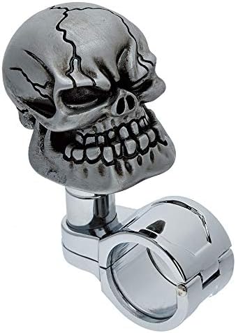 Skull handle spinner Silver 506187