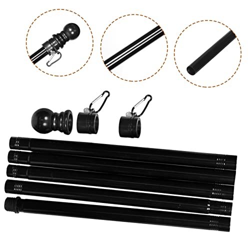 BESPORTBLE Reusable Stainless Steel Flagpole Rotating Heavy Duty Outdoor Flag Holder for Garden Wall Roof and Boat Weather Resistant and Practical Flag Display Rack