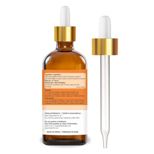 Image of Crysalis Camphor Oil Cosmetic Grade - 100 ml - Aromatic Botanical Oil for Skin Care, Hair Blends & DIY Formulations