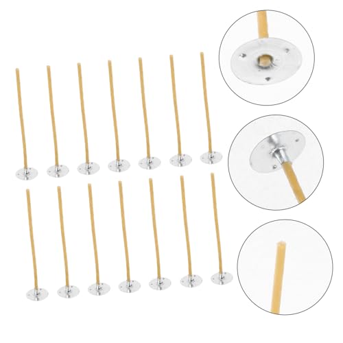 Mechas trenzadas para velas con base metálica 100 pcs VILLCASE miniatura 6