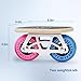 FreeSkates Portable Roller Road Drift Skates Plate, with Maple Deck Anti-Slip, Board Split Skateboard with PU Wheels High-end Bearings (Color Wheel)