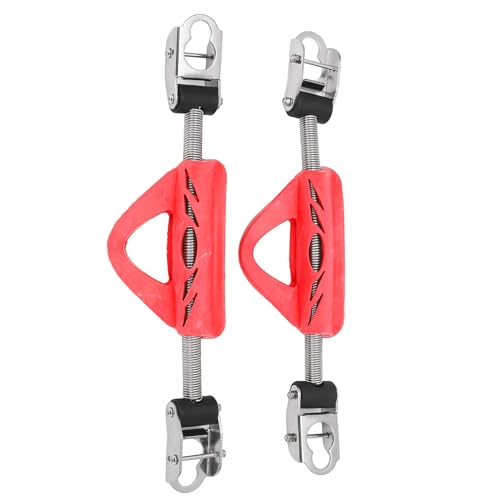 Yuecoom 2PCS Diving Fin Spring Strap,Scuba Diving Spring Fin Strap,Diving Fin Spring Heel Strap,Diving Fin Spring Strap Assembly with Buckles for Jet Fin for Most Open Heel Fins(Red)
