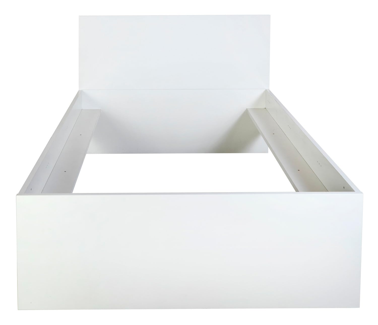 Composad | Letto Singolo della Linea ESPRESSO per Cameretta, Struttura per Materasso da 90x200 cm, Letto Bambini e Ragazzi, (LxAxP): 95,8x93,5x206,2 cm, Bianco Laccato