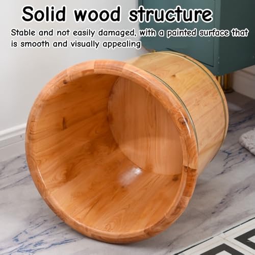 Cubeta de Madera para Baño de Pies con Rodillo Masajeador miniatura 3