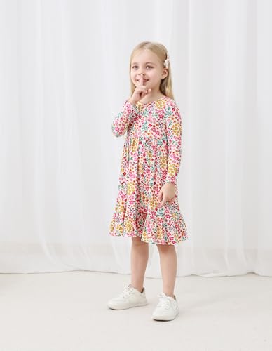 Toddler Girl's Long Sleeve Dress Little Kids Dresses Tutu Outfits Skirt Playwear Viscose from Bamboo4