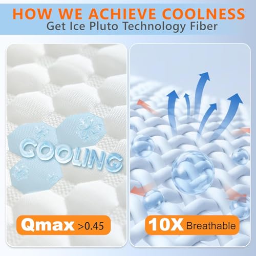 Image of UYWO Cooling Memory Foam Pillows Firm and Soft, King Size 1 Pack, Original Adjustable Pillows for Side, Back or Stomach Sleepers with Removable Washable Cover