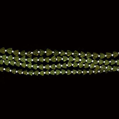 Vasonite briolettes perles de 7mm à 8mm pour bijoux bohèmes d'été
