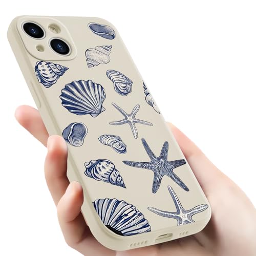 Coque iPhone 13 coquillage silicone mat anti-rayures avec microfibre