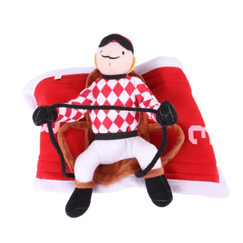 Disfraz para perro ORFOFE tamaño 50x20 cm color rojo