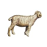 Statues d'agneau pour décoration intérieure : présentent une taille compacte, sans prendre trop de place bureau, décorations