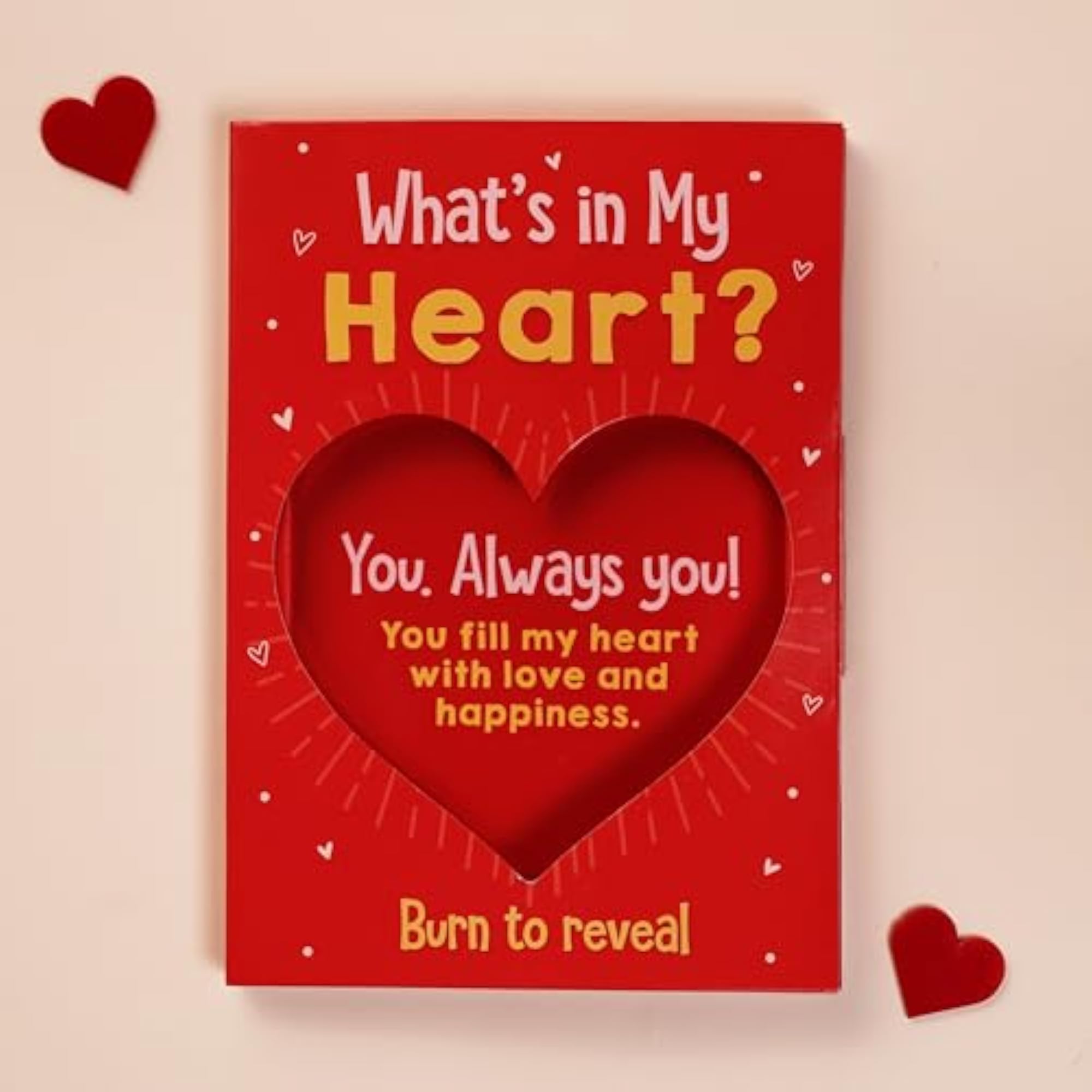 Burning Card with Secret Message