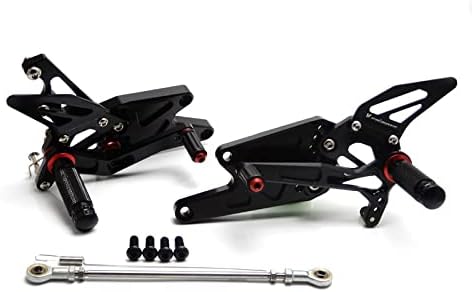 YZF R25 R3 CNC 調節可能 リアセット リアセット フットレスト YZF MT-03 【オートバイドライバーフロアボードペグ】 MT03 