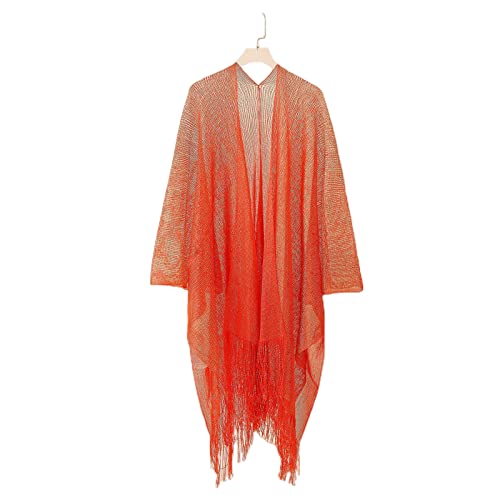 Vestido playa túnica KOOBS de bikini con flecos ligeros y estilo veraniego para mujer
