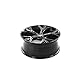 Seat 575071499F041 Aluminiumfelge 19 Zoll Tuning Felge 8Jx19H2 ET45 Lochkreis 5x112 Leichtmetallfelge, schwarz glänzend