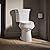 Kohler K-3999-0 Highline Comfort Height Two-piece Elongated 1.28 Gpf Toilet with Class Five Flushing Technology And Left-hand Trip Lever, Seat Not Included, White