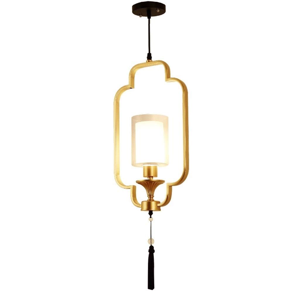 Lustre suspension e27 plafonnier en verre blanc laiteux pour table de bar - 8