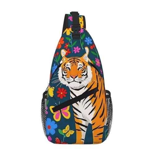 Mochila tipo sling para mujer y hombre, viaje y trekking miniatura 1
