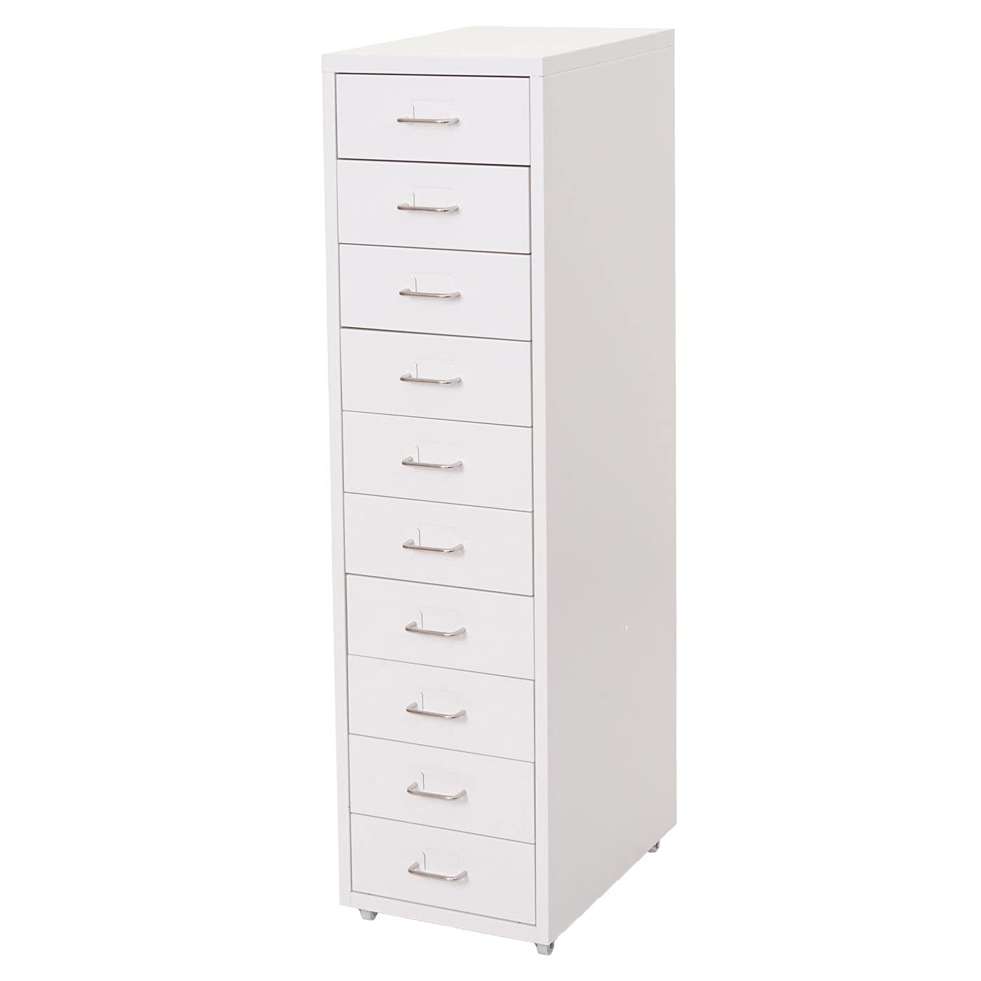 Boston T851 Junta de Ruedas 110 x 28 x 41 cm, 10 cajones, Blanco