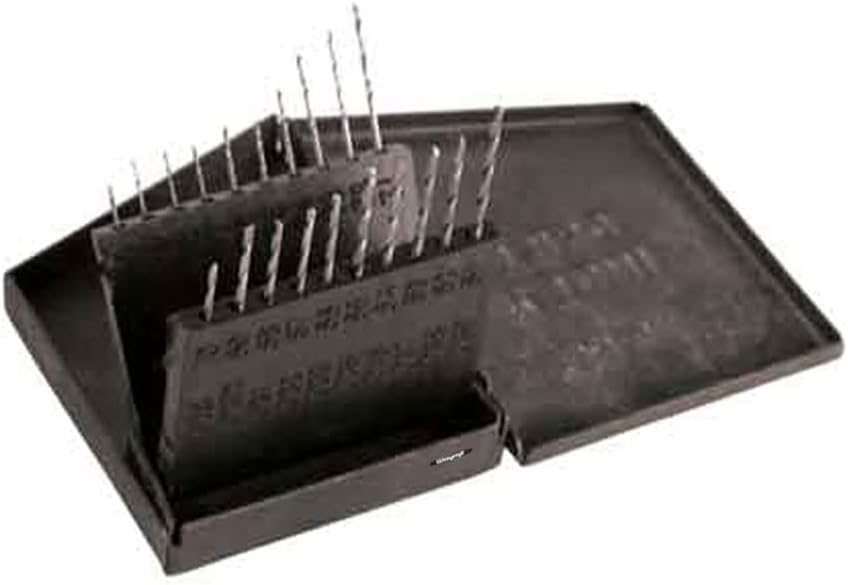 20pc HSS Twist Micro Mini Drill Gauge Set Index 61-80 & Swivel Pin Vise Kit