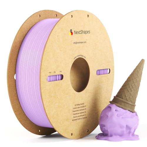 NextShapes PETG Filament 1.75mm, 1kg Spool, petg Taro Purple