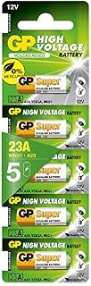 GP Super 23A 12V High Voltage Alkaline Battery (Pack of 5)