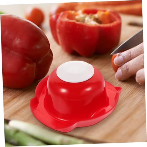 Protector de dedos para cortadora de vegetales OUNONA rojo miniatura 6