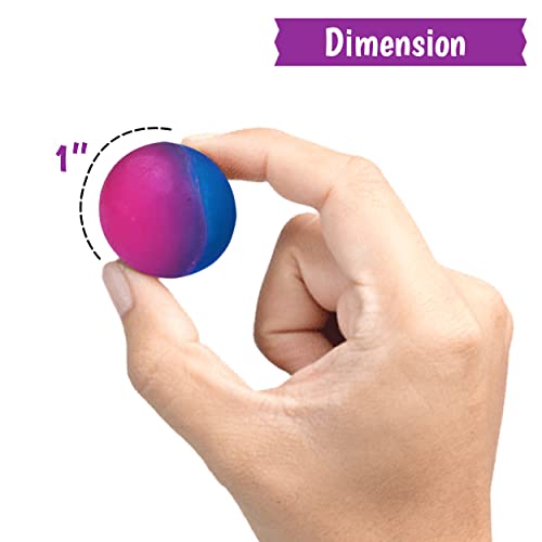 Sninc. Icy Balls In Bright 2 Two Tone Colors - 27Mm Bouncy Balls For Kids - Bulk Pack Of 144. #TOP1