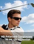 PUKCLAR Polarized Sports Sunglasses for Men & Women – TR90 TAC UV400 for Cycling Driving Running Fishing