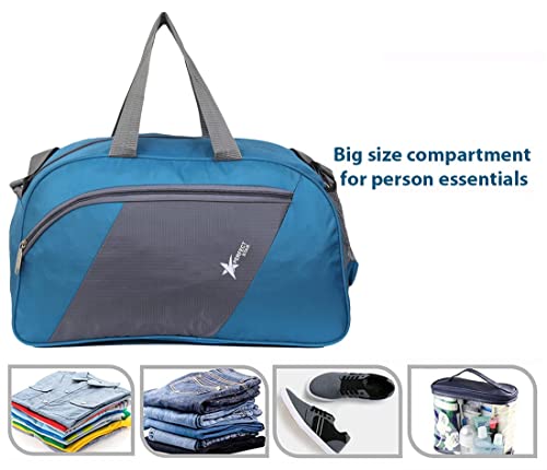 Image of PERFECT STAR 40L Duffle Bags for travellings | Carry Bag for Women Travel | Bag for travellin | Travel Bag for man | Luggage Bags for Women (Teal Blue)