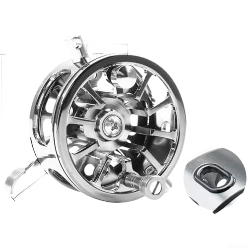 Image of Carp Fishing Reel 60mm Lightweight Portable Design Smooth(Silvery-Drag-70)