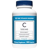 The Vitamin Shoppe C-1000 1,000MG, Antioxidant That Supports Immune (100 Capsules)