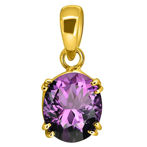 Pendentif améthyste naturelle Katela 1 carat en argent sterling Mtrolls