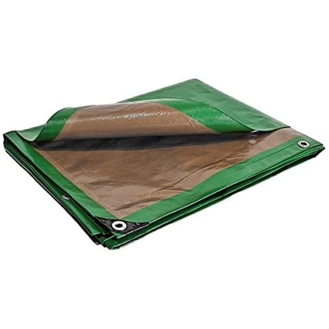 Lona Pergola 3x5m Verde y Marrón TECPLAST 250PR Cover