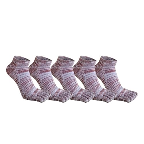 Chaussettes à cinq orteils homme coton lot de 5 chaussettes invisibles à doigts