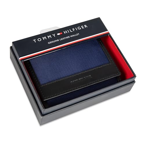 Image of Tommy Hilfiger Men's Tie Fabric Trifold Wallet