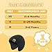 UAMOEI Baby Winter Hat Bear Kids Knit Beanie with Ears Girls Warm Hats for Boy Toddler Beanies Earflap Girl Infant Hat (US, Age, 6 Months, 24 Months, Black)