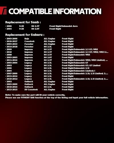 Image of Torchbeam Front Brake Caliper Right for Subaru 2014-2018 Forester 2.5L, Subaru 2003-2013 Forester, Subaru 2010-2014 Outback 2.5L, Front Right Caliper Replace # 19B2682B