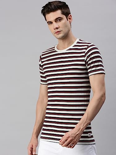 Image of ONN Men's Striped Relaxed Fit T-Shirt