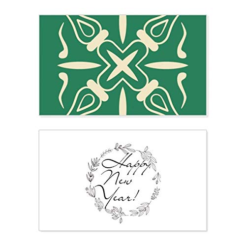 Tarjeta de felicitación de año nuevo Talavera con mensaje conmemorativo de bendición