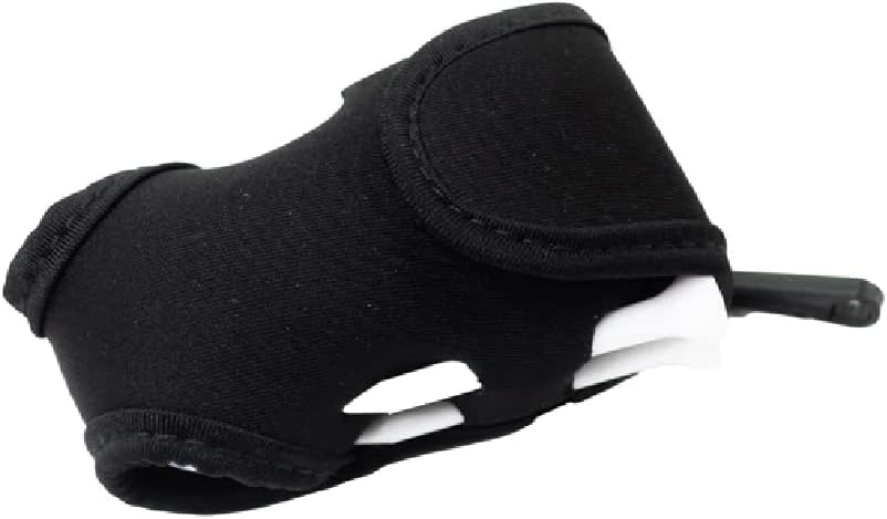 Mad Man 30533 Golf Caddy Companion 5 x 2 x 2 Inches, Sporty Dive Cloth Belt Clip Holds 2 Balls and 4 Tees, Black
