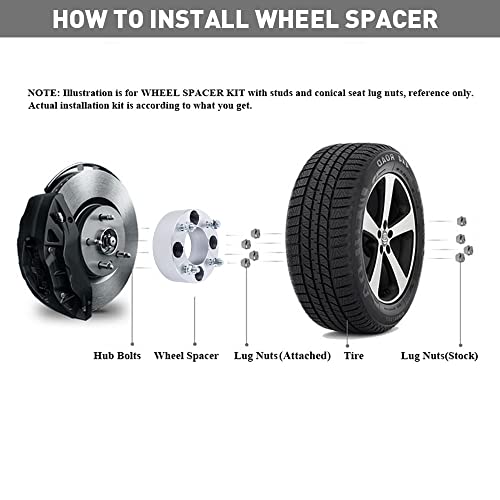 Dcvamous 4Pc 4X137 Atv Utv Wheel Spacers 2 Inch With 10X1.25 Studs 110Mm Bore Compatible With Kawasaki Can-Am-Honda Mule 500/550/600 Prairie 300/360/400/650 Outlander 330/400/800 Commander 800/1000 #TOP2