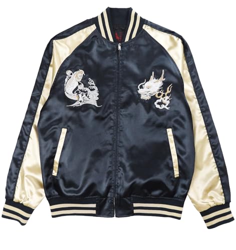 スカジャン メンズ ネイビー」の人気商品一覧 | 安い商品を通販サイト