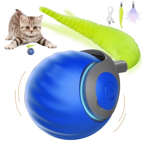 NONENDU Interactive Cat Toys for Indoor Cats, Automatic Speedy Moving