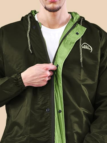 Image of LUX VENUS Reversible Rain Coat for Men.
