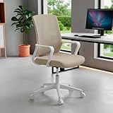 MAGMALIFE Silla Ergonómica de Escritorio con Respaldo de Malla Transpirable, Moderna y Elegante, Silla Giratoria con...